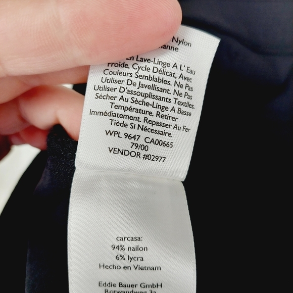 Eddie Bauer Black Mid-Rise Straight Leg Ankle Pants 3769 - Picture 5 of 7